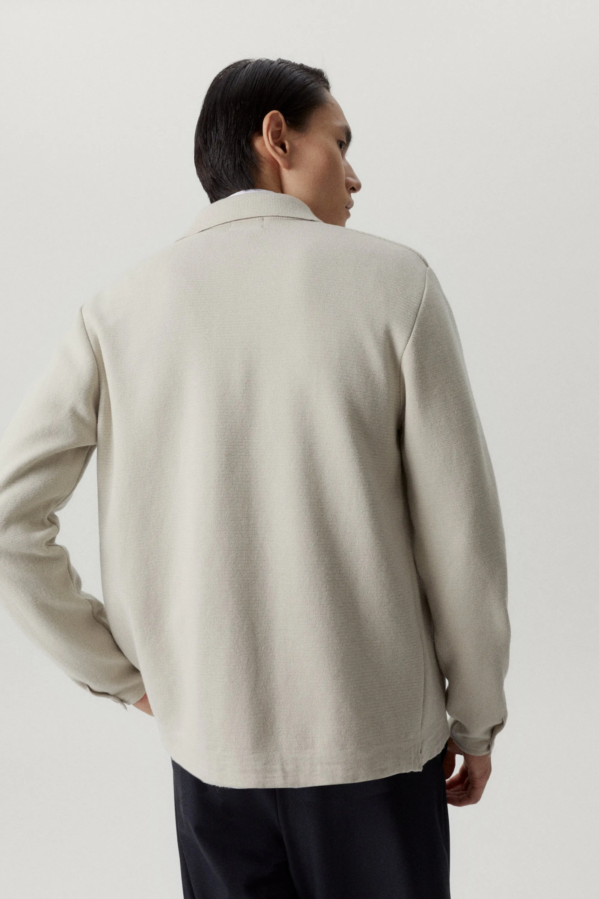 The Merino Wool Knit Overshirt