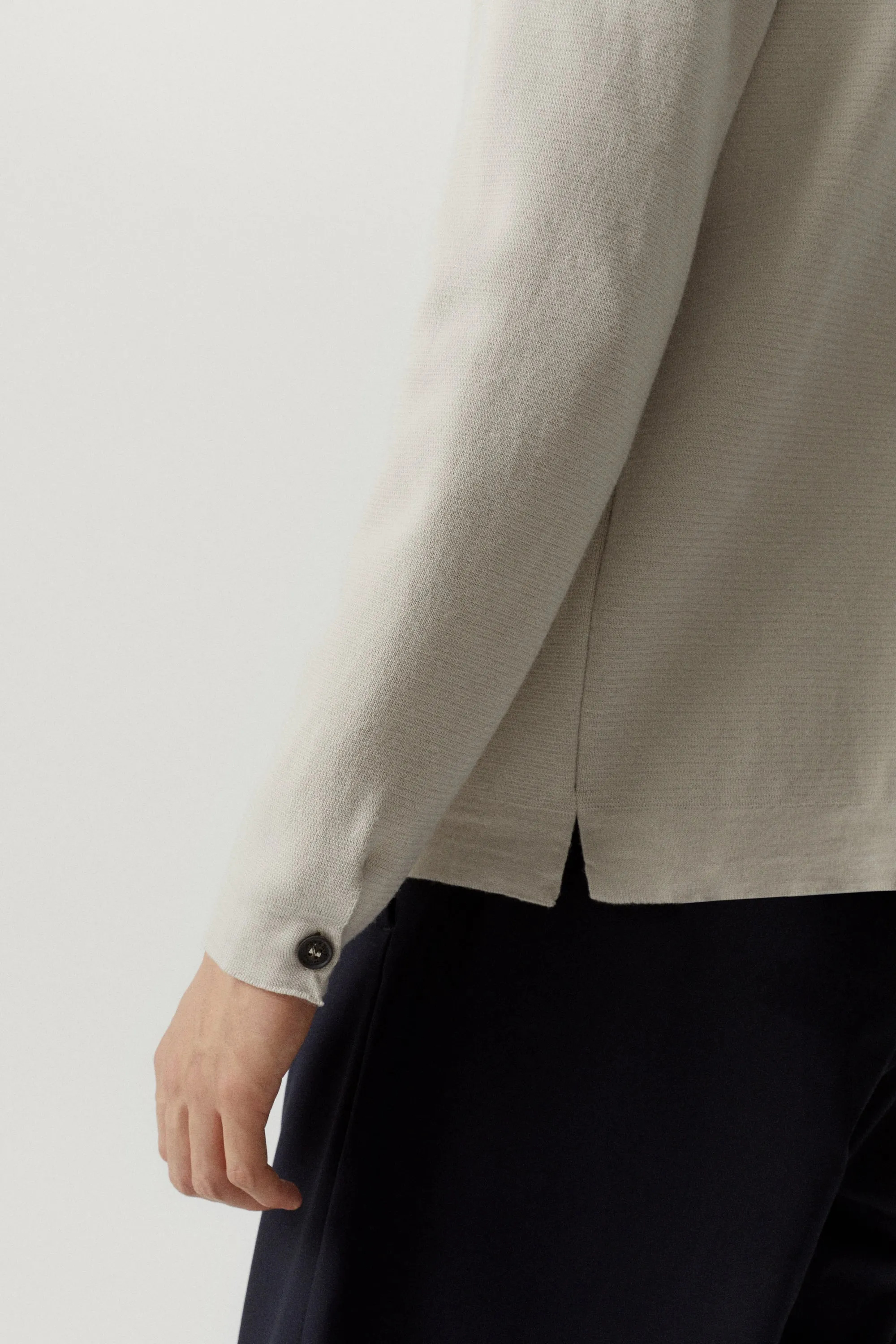 The Merino Wool Knit Overshirt