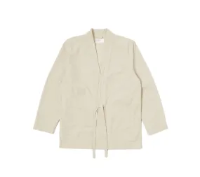 Tie Front Jacket | Driftwood Organic Fine Poplin