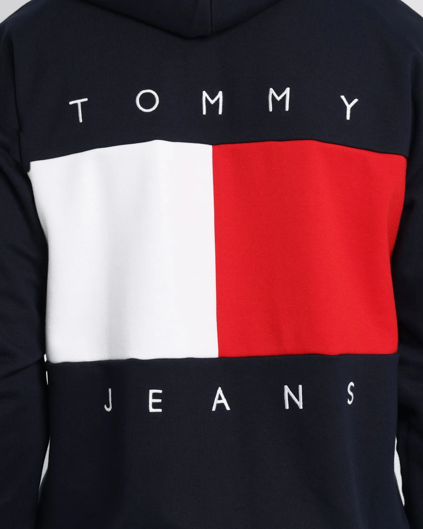 Tommy Jeans Zip-Thru Flag Hoodie Desert Sky