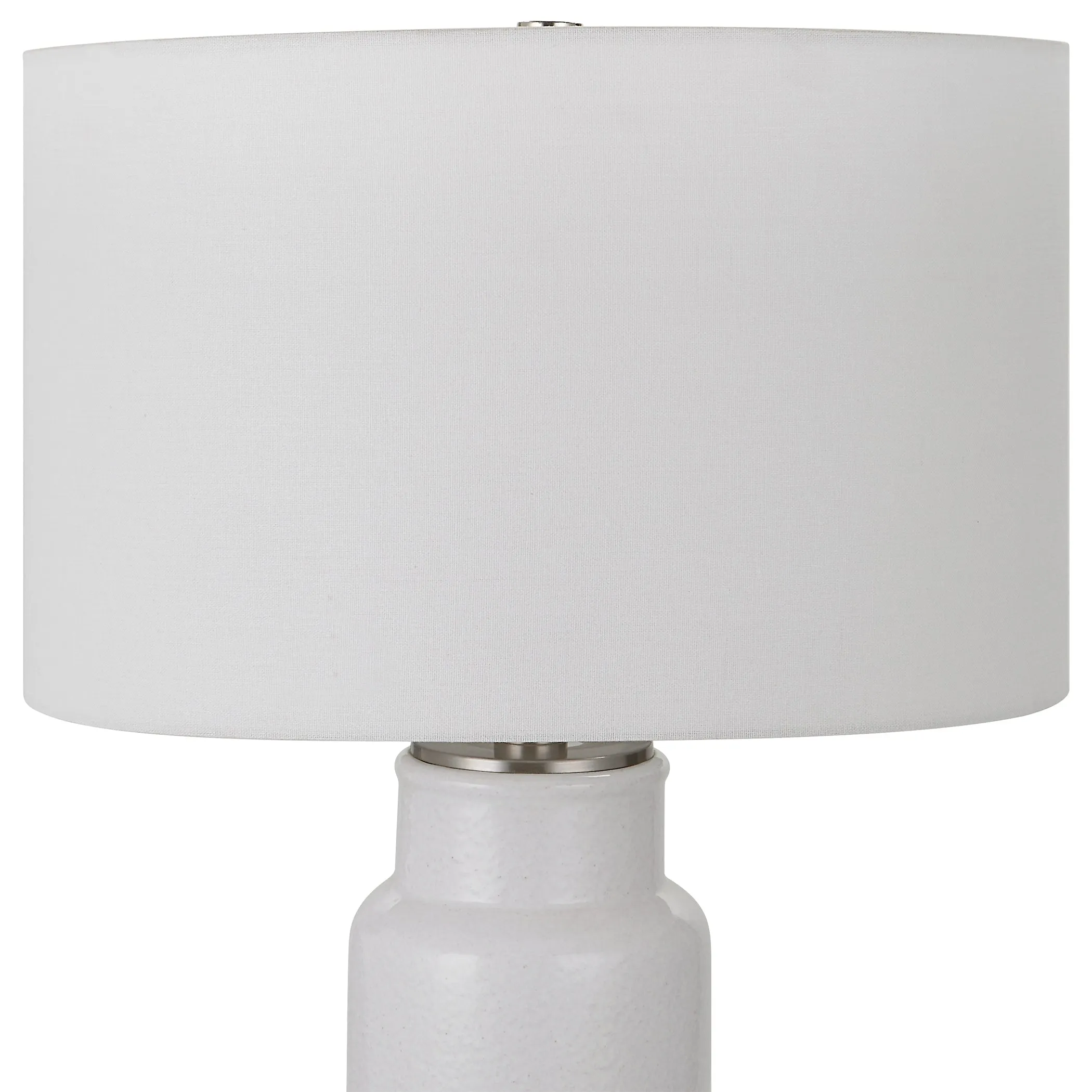 Uttermost Albany White Farmhouse Table Lamp