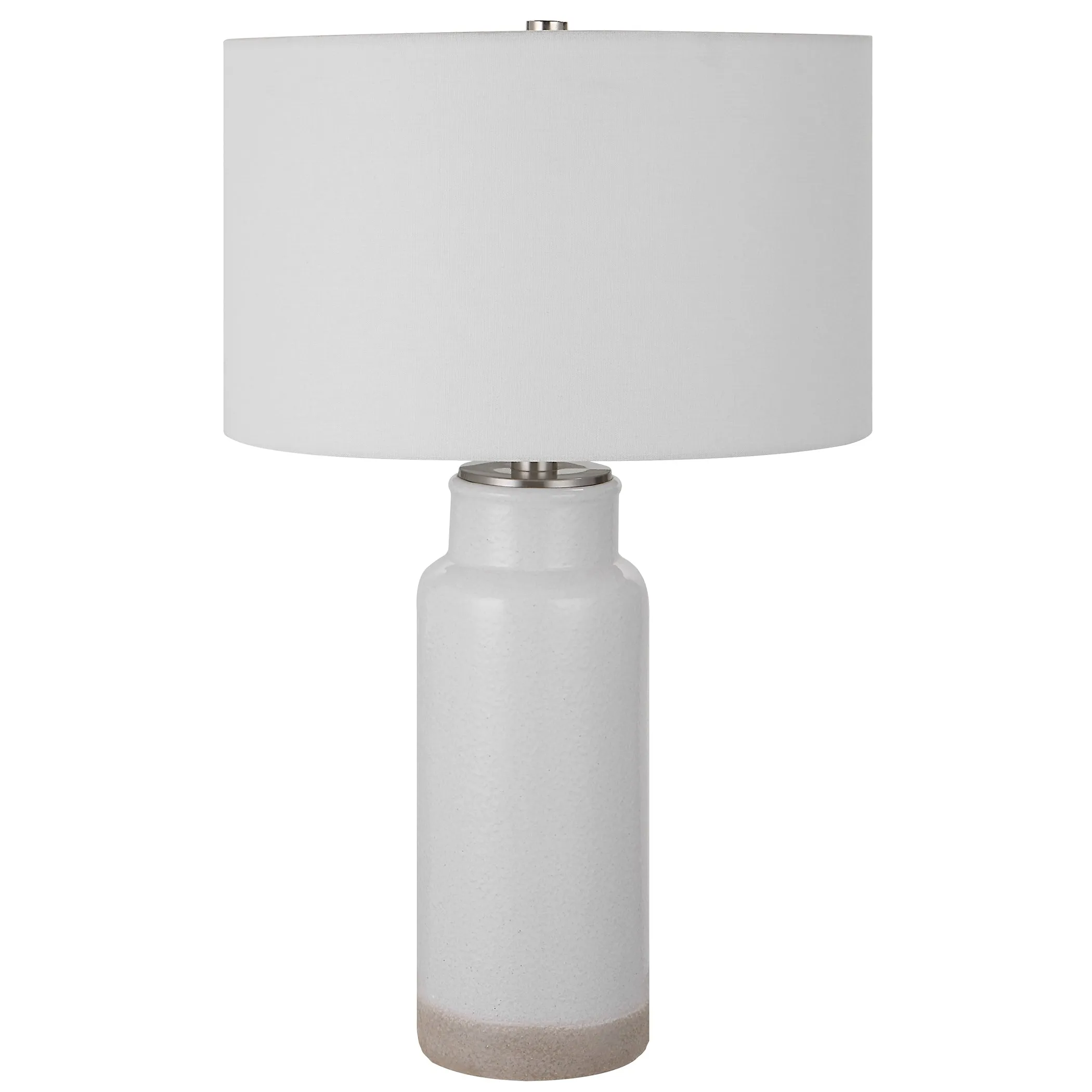 Uttermost Albany White Farmhouse Table Lamp