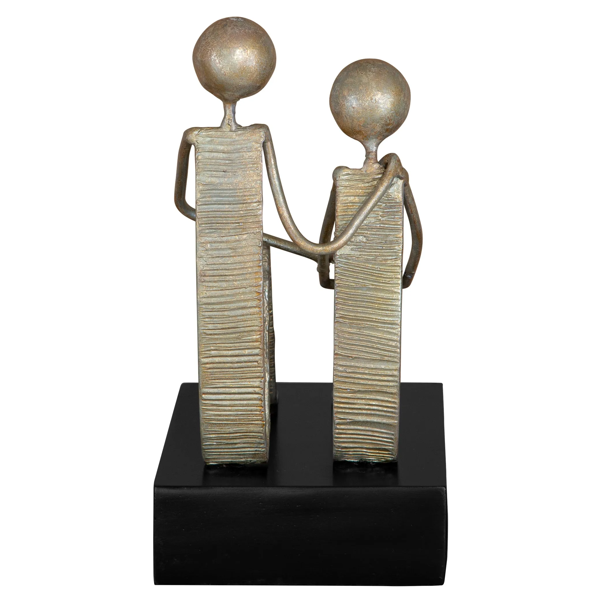 Uttermost Friendship Rustic Gold Sculpture