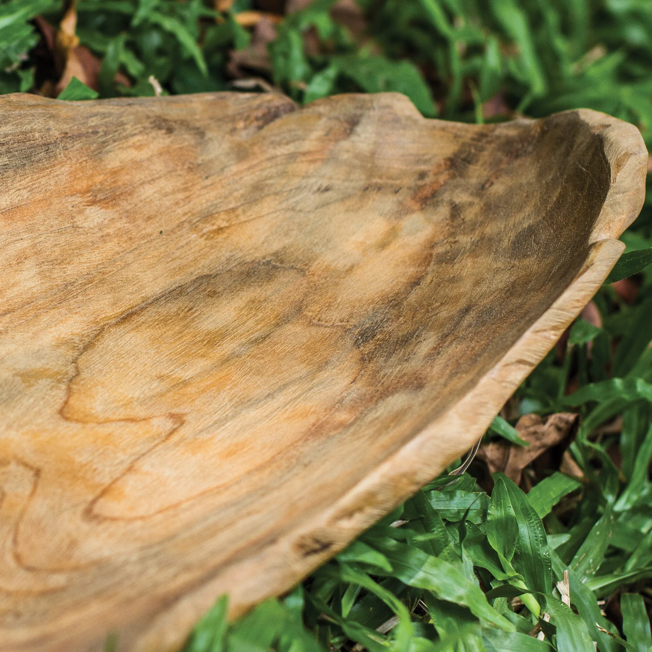 Uttermost Teak Leaf Bowl