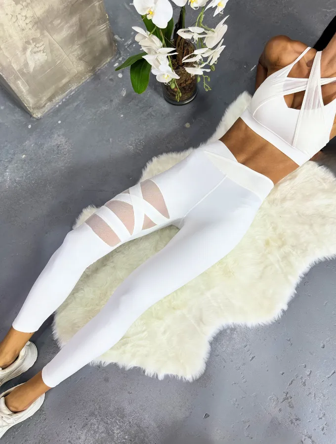 WHITE SWAN BALLERINA LEGGINGS