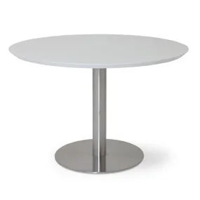 White Wooden Top Tango Restaurant Tables